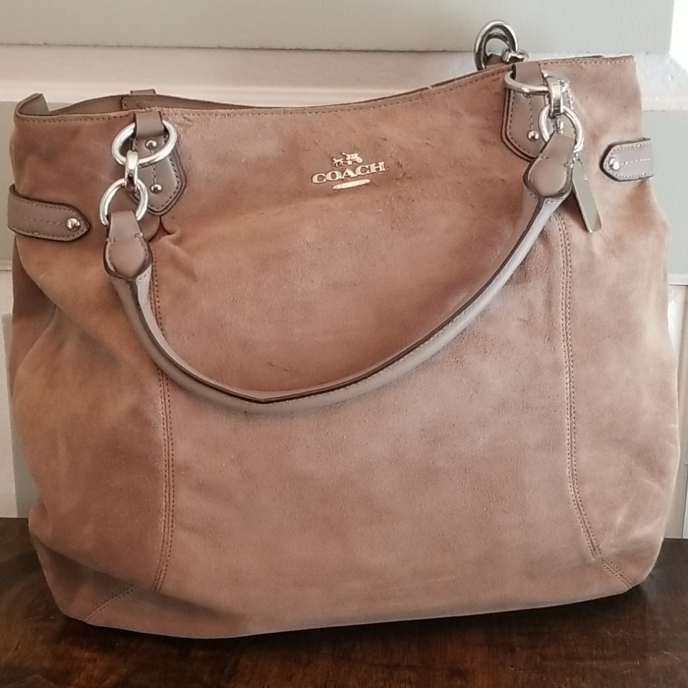 NWT Coach Suede Shoulder Bag